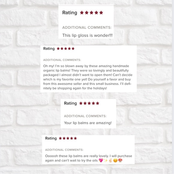 (3) Organic Handcrafted Lip Balms - Picture 3 of 6